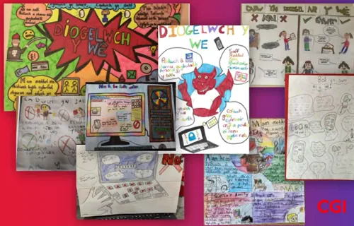 CGI Sponsored North Wales Police Internet Safety Competition Winning Posters