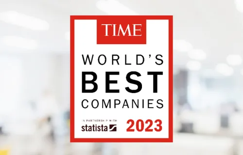 TIME magazine “World’s Best Companies” list for 2023 logo